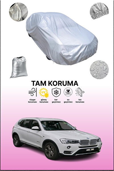 dokaca غطاء سيارة رمادي متوافق مع بي إم دبليو إكس3 (إف25) 2014 - 2017، غطاء سيارة، غطاء واقي