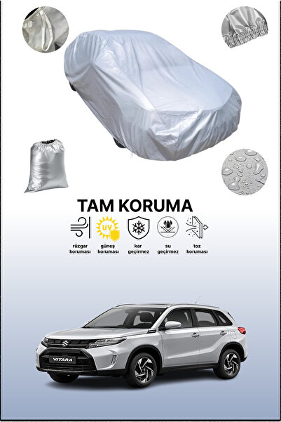 dokaca غطاء سيارة رمادي متوافق مع سوزوكي فيتارا 2014 - 2021، غطاء سيارة، غطاء...