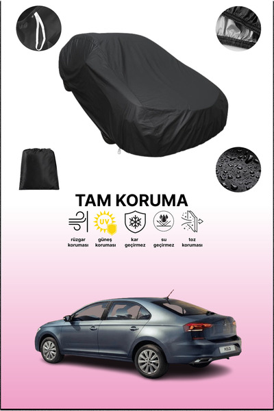 dokaca غطاء سيارة متوافق مع فولكس فاجن بولو سيدان 2010 - 2021، غطاء واقي، غطا...