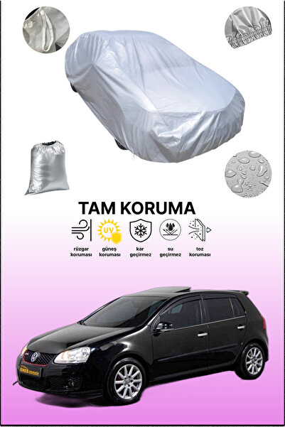 dokaca غطاء سيارة رمادي متوافق مع فولكس فاجن جولف 5، غطاء سيارة، غطاء واقي