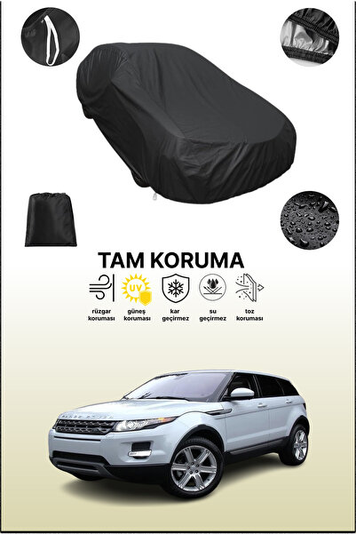 dokaca غطاء سيارة متوافق مع لاند روفر رينج روفر إيفوك 5 أبواب 2015 - 2018، لون أسود، غطاء سيارة