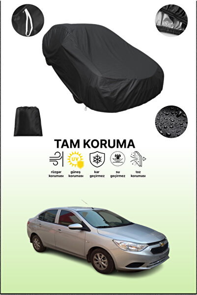 dokaca غطاء سيارة متوافق مع شيفروليه سيل 3 باللون الأسود، غطاء واقي، غطاء سيارة