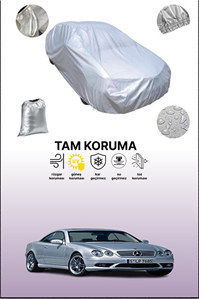 dokaca غطاء سيارة رمادي متوافق مع مرسيدس سي إل 65 إيه إم جي (سي215) 2003 - 2006، غطاء سيارة، غطاء واقي