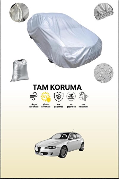 dokaca غطاء سيارة رمادي متوافق مع ألفا روميو 147 (3 أبواب) 2000 - 2005، غطاء ...