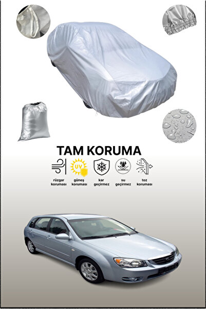 dokaca غطاء سيارة رمادي متوافق مع سيارة كيا سيراتو 1 هاتشباك، غطاء سيارة، غطاء حماية