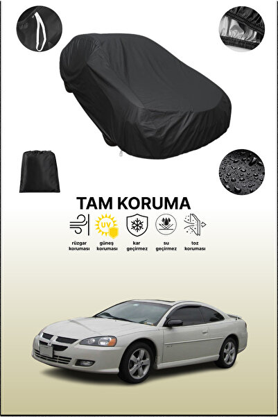 dokaca غطاء سيارة متوافق مع دودج ستراتوس 2 باللون الأسود، غطاء واقي، غطاء سيارة