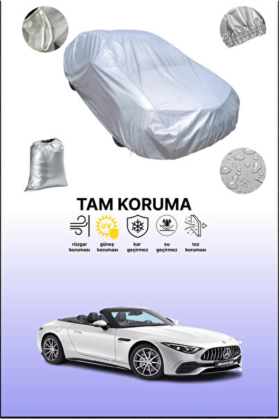 dokaca غطاء سيارة مرسيدس-بنز SL رودستر باللون الرمادي، غطاء سيارة، غطاء واقي