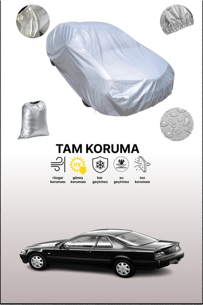 dokaca غطاء سيارة رمادي متوافق مع هوندا ليجند 2 كوبيه، غطاء سيارة، غطاء واقي