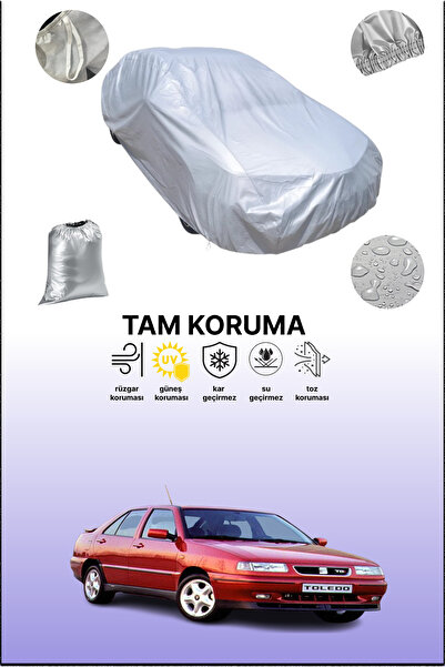 dokaca غطاء سيارة رمادي متوافق مع سيارة سيات توليدو 1995 - 1999، غطاء سيارة، غطاء واقي