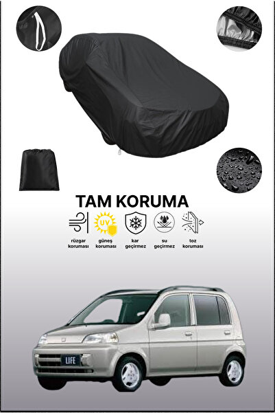 dokaca غطاء سيارة متوافق مع هوندا لايف 3 باللون الأسود، غطاء واقي، غطاء سيارة