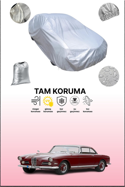 dokaca غطاء سيارة رمادي متوافق مع بي إم دبليو 503 كوبيه 1956 - 1959، غطاء سيارة، غطاء واقي