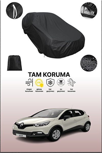 dokaca غطاء سيارة متوافق مع رينو كابتور 2013 - 2017، غطاء واقي، غطاء سيارة أسود