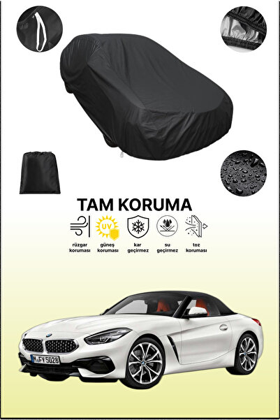 dokaca غطاء سيارة أسود متوافق مع بي إم دبليو زد 4، غطاء واقي، غطاء سيارة