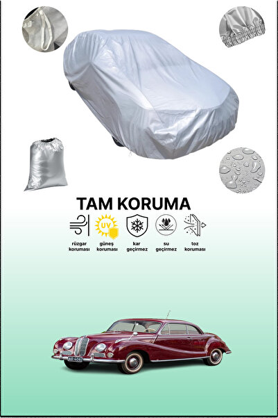 dokaca غطاء سيارة رمادي متوافق مع بي إم دبليو 502 كوبيه 1954 - 1955، غطاء سيارة، غطاء واقي