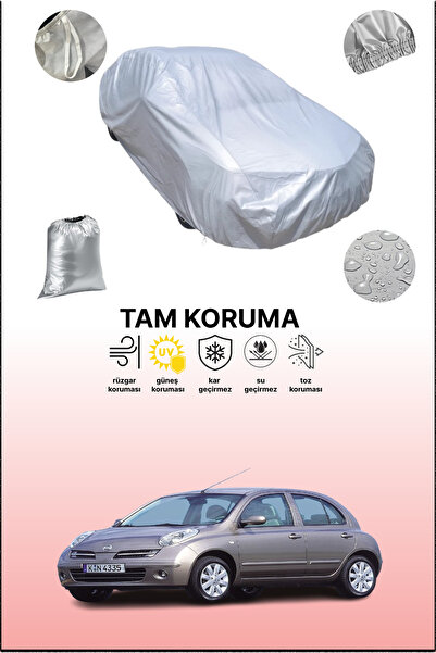 dokaca غطاء سيارة رمادي لنيسان ميكرا 5 أبواب 2005 - 2007 متوافق مع السيارات، ...