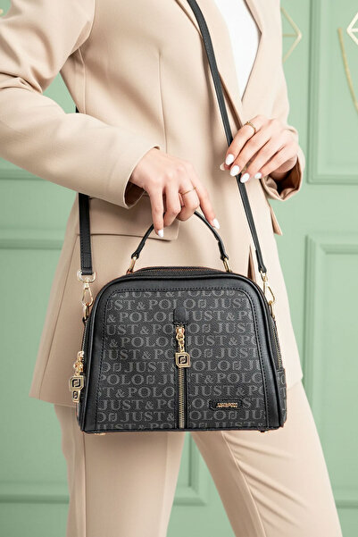 POLO CLUB Dámská kabelka s nastavitelným dlouhým popruhem přes rameno a do ruky (24x19 cm)