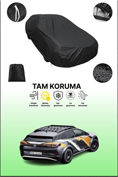 dokaca فولكس فاجن آي دي. (أسود) غطاء سيارة متوافق مع إكستريم، غطاء واقي، غطاء سيارة