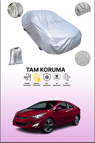 dokaca غطاء سيارة رمادي متوافق مع هيونداي إلنترا 5 كوبيه، غطاء سيارة، غطاء واقي