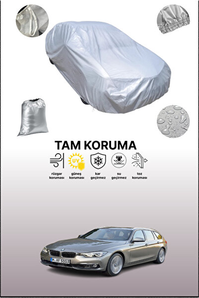 dokaca غطاء سيارة رمادي متوافق مع بي إم دبليو الفئة الثالثة تورينج (F31) LCI 2016 - 2019، غطاء سيارة، غطاء واقي