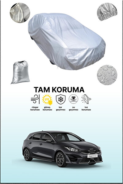 dokaca غطاء سيارة رمادي متوافق مع كيا سيد جي تي 2018 - 2021، غطاء سيارة، غطاء...