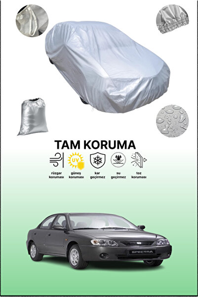 dokaca غطاء سيارة رمادي متوافق مع كيا سيراتو / سبيكترا سيدان 2004 - 2007، غطا...