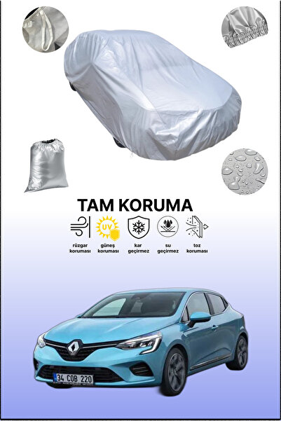 dokaca غطاء سيارة رمادي متوافق مع رينو كليو 5، غطاء سيارة، غطاء واقي