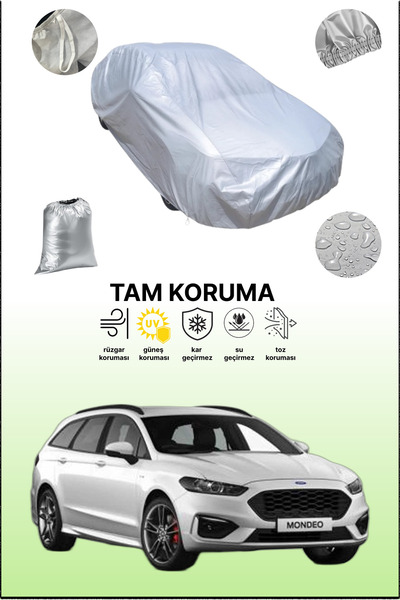 dokaca غطاء سيارة رمادي متوافق مع فورد مونديو هاتشباك، غطاء سيارة، غطاء واقي