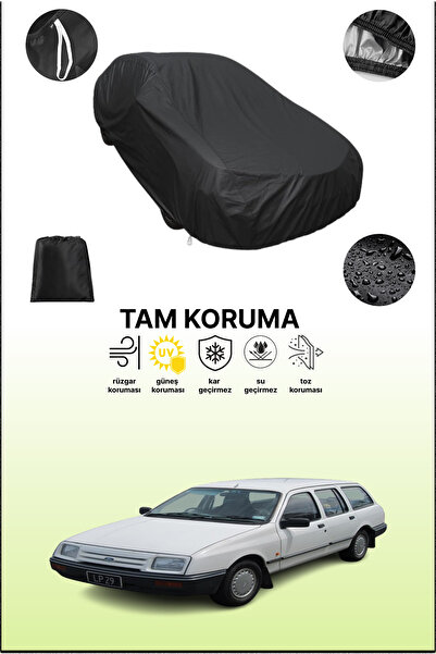 dokaca غطاء سيارة متوافق مع فورد سييرا تورنييه 1 باللون الأسود، غطاء واقي، غط...