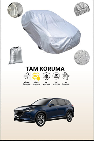 dokaca غطاء سيارة رمادي متوافق مع مازدا سي إكس-9، غطاء سيارة، غطاء واقي