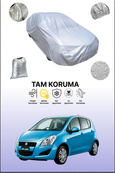 dokaca غطاء سيارة رمادي متوافق مع سوزوكي سبلاش، غطاء سيارة، غطاء واقي