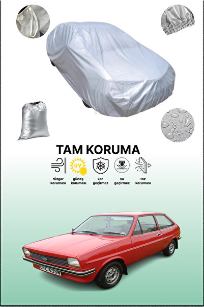 dokaca غطاء سيارة رمادي متوافق مع فورد فيستيفا 1، غطاء سيارة، غطاء واقي