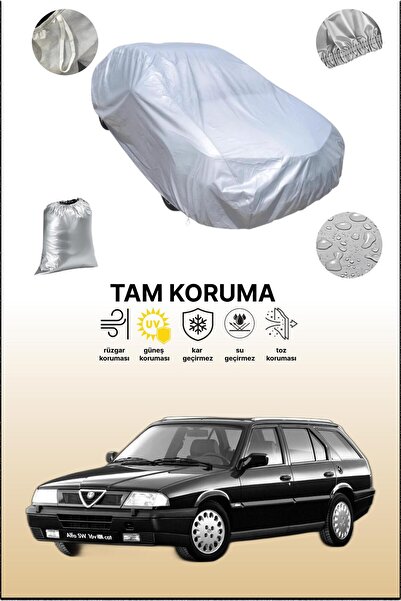 dokaca غطاء سيارة رمادي متوافق مع ألفا روميو 33 سبورت واجن، غطاء سيارة، غطاء حماية