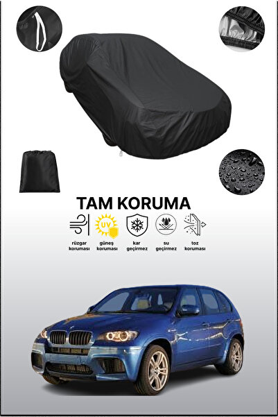 dokaca غطاء سيارة متوافق مع بي إم دبليو إكس 5 إم 2009 - 2014، غطاء واقي، غطاء سيارة أسود