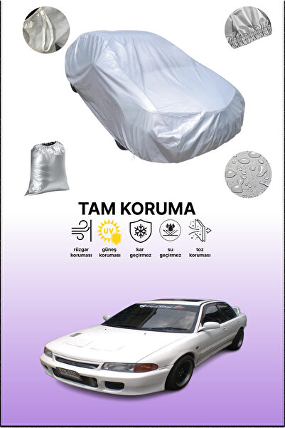 dokaca غطاء سيارة رمادي متوافق مع ميتسوبيشي لانسر إيفولوشن 2، غطاء سيارة، غطاء واقي