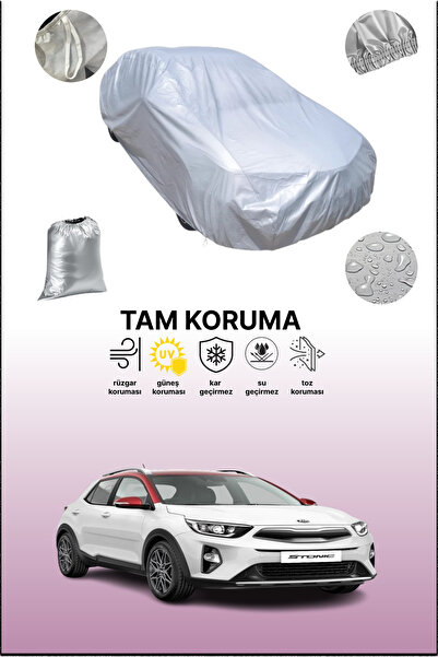 dokaca غطاء سيارة رمادي متوافق مع كيا ستونيك 2017 - 2021، غطاء سيارة، غطاء واقي