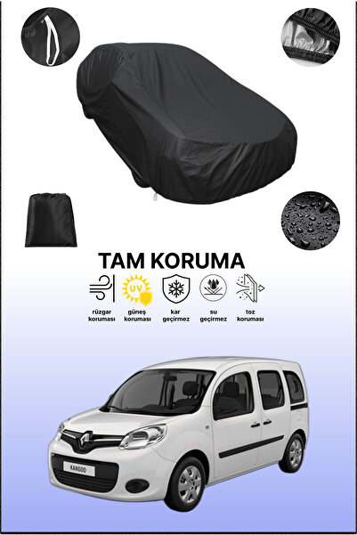 dokaca غطاء سيارة متوافق مع رينو كانجو 2008 - 2021، لون أسود، غطاء واقي، غطاء...