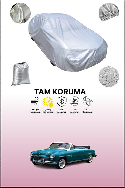 dokaca غطاء سيارة رمادي لسيارة فيات 1400 كابريوليه 1950 - 1954، غطاء سيارة مت...