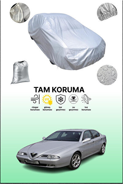 dokaca غطاء سيارة رمادي متوافق مع ألفا روميو 166 1998 - 2003، غطاء سيارة، غطا...