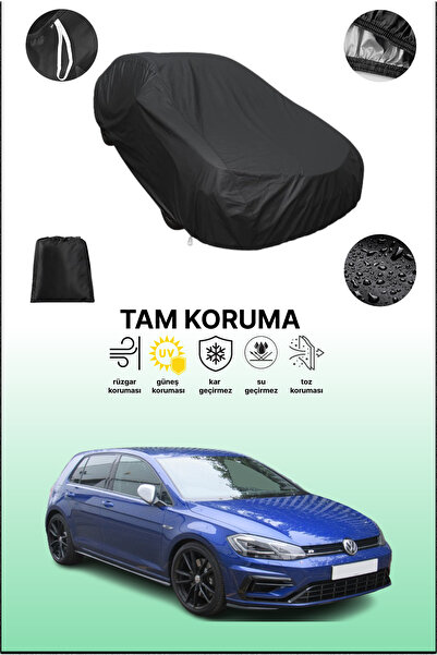 dokaca غطاء سيارة متوافق مع فولكس فاجن جولف 7 باللون الأسود، غطاء واقي، غطاء ...
