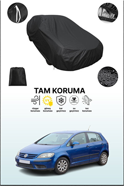 dokaca غطاء سيارة متوافق مع فولكس فاجن جولف 5 بلس، غطاء واقي، غطاء سيارة أسود