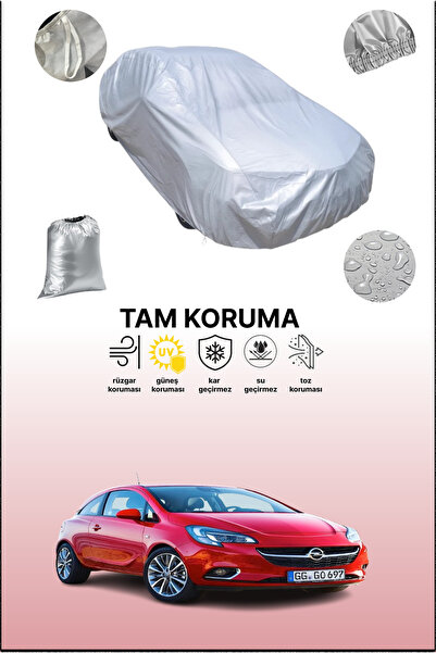 dokaca غطاء سيارة رمادي متوافق مع أوبل كورسا ثلاثي الأبواب 2014 - 2021، غطاء ...