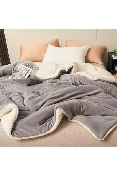 Mulberry Флісова ковдра Sherpa двостороння двомісна 220х240 см