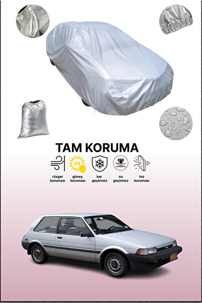 dokaca غطاء سيارة تويوتا كورولا إف إكس كومباكت 5 باللون الرمادي، غطاء سيارة، ...