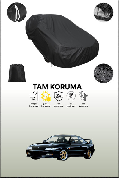 dokaca غطاء سيارة متوافق مع مازدا Mx-6 باللون الأسود، غطاء واقي، غطاء سيارة