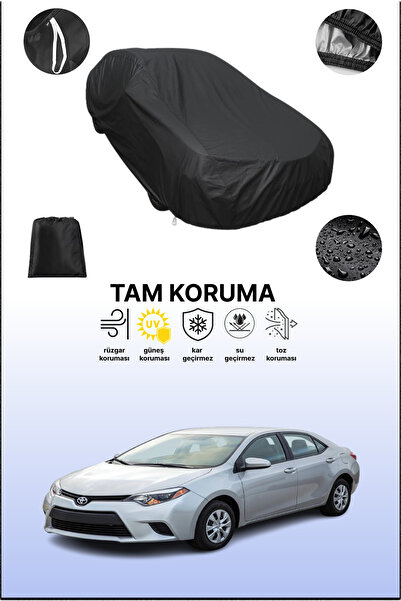 dokaca غطاء سيارة متوافق مع تويوتا كورولا الأمريكية 2013 - 2016، أسود اللون، ...
