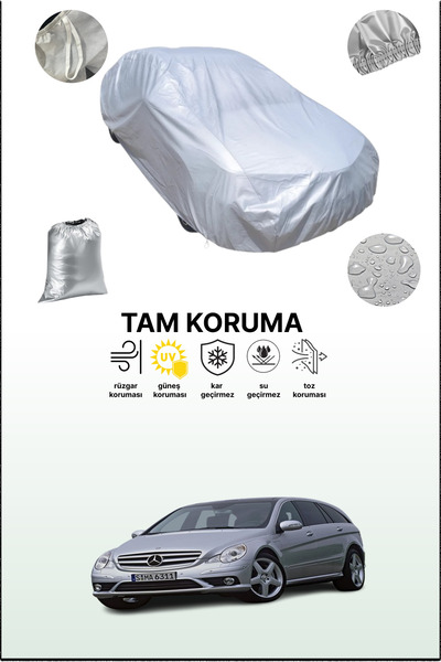 dokaca غطاء سيارة رمادي متوافق مع مرسيدس R 63 AMG (W251) 2006 - 2008، غطاء سي...