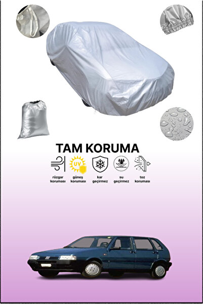 dokaca غطاء سيارة رمادي لسيارة فيات أونو ذات 5 أبواب 1989 - 1994، غطاء سيارة ...