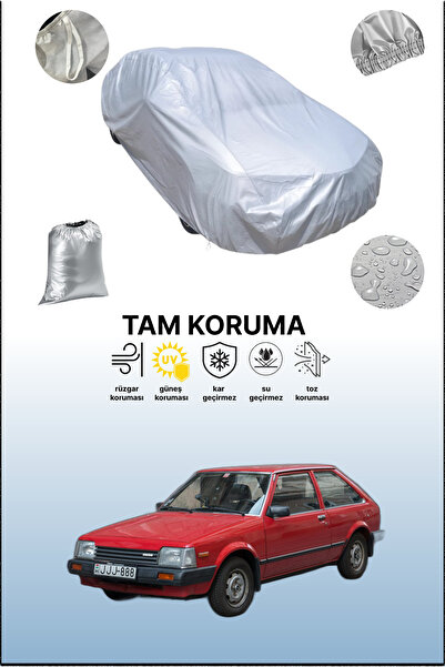 dokaca غطاء سيارة رمادي متوافق مع مازدا 323 2 هاتشباك، غطاء سيارة، غطاء واقي