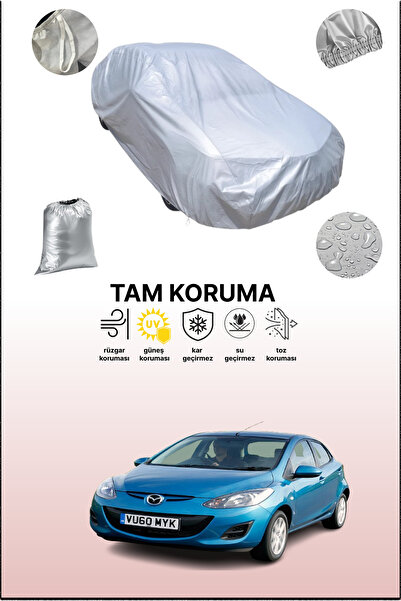 dokaca غطاء سيارة رمادي متوافق مع مازدا 2 2007 - 2014، غطاء سيارة، غطاء واقي