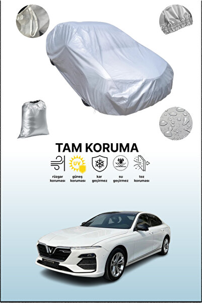 dokaca غطاء سيارة رمادي متوافق مع فينفاست لوكس، غطاء سيارة، غطاء واقي